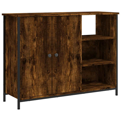 Sideboard Räuchereiche 100x33x75 cm Holzwerkstoff