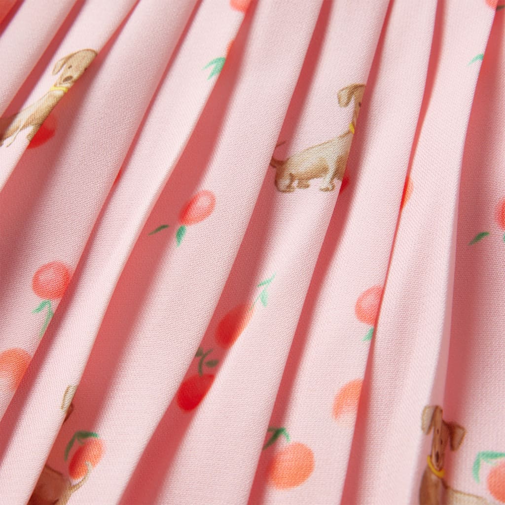 Kinder-Faltenrock Hellorange 128