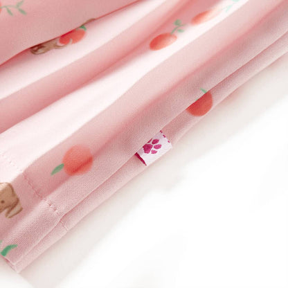 Kinder-Faltenrock Hellorange 128