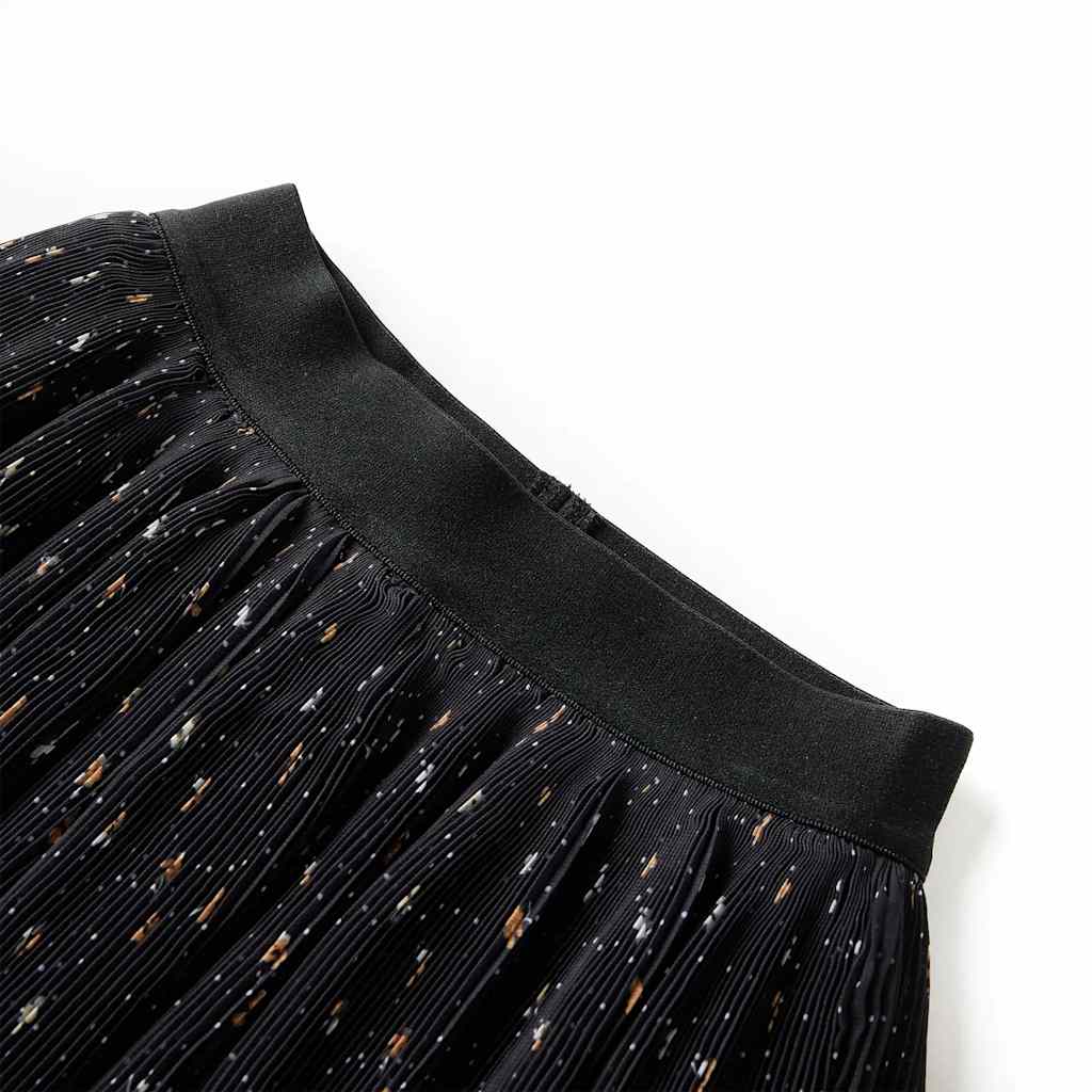 Kinder-Stufenrock mit Rüschen Schwarz 104