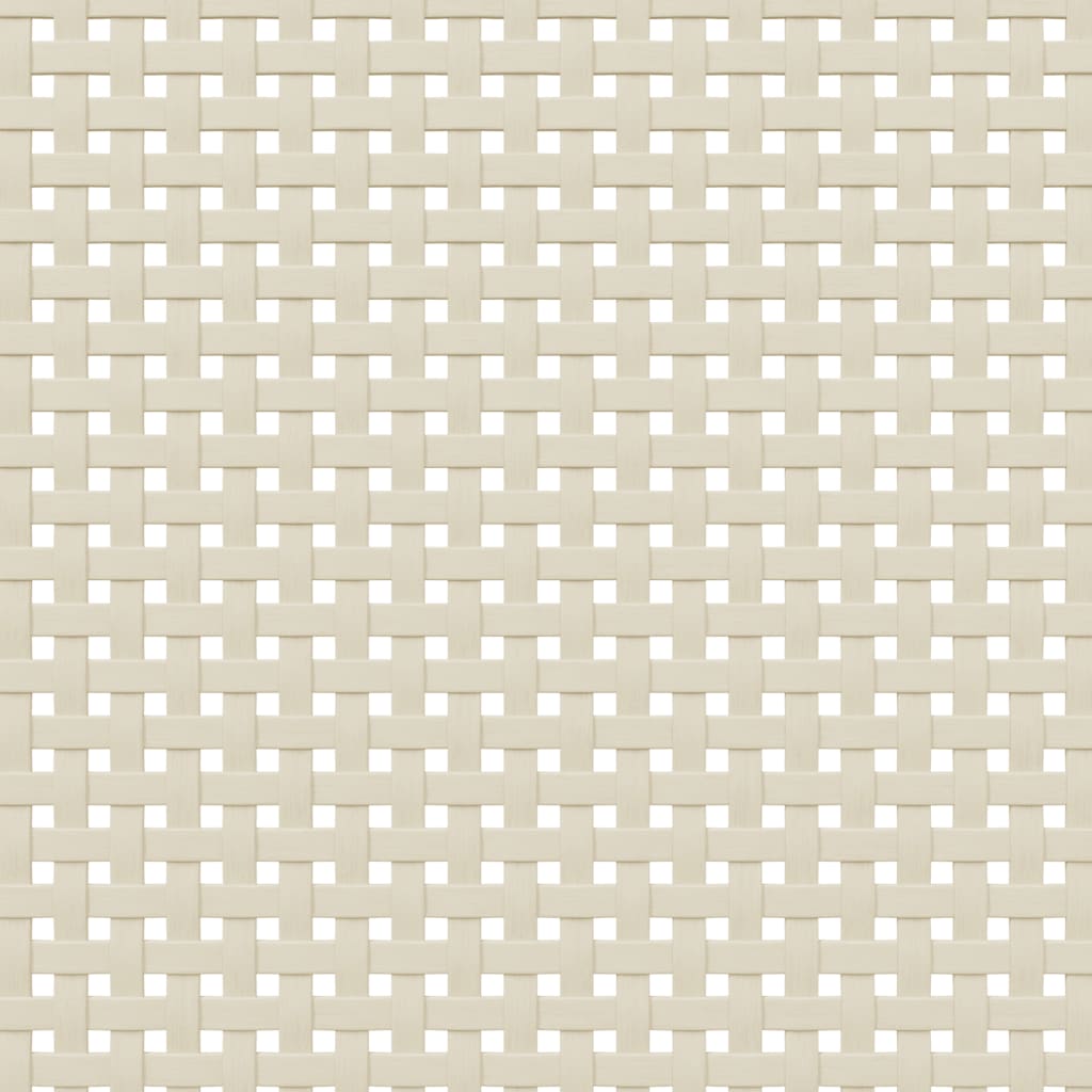 Highboard SENJA Rattan-Optik Braun 90x40x112 cm Kiefernholz