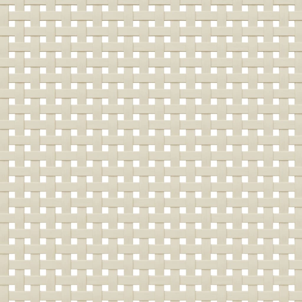 Highboard SENJA Rattan-Optik Braun 90x40x112 cm Kiefernholz