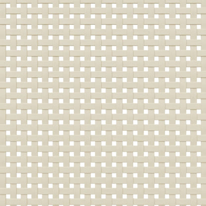 Bücherschrank SENJA Rattan-Look Weiß 60x35x130 cm Kiefernholz