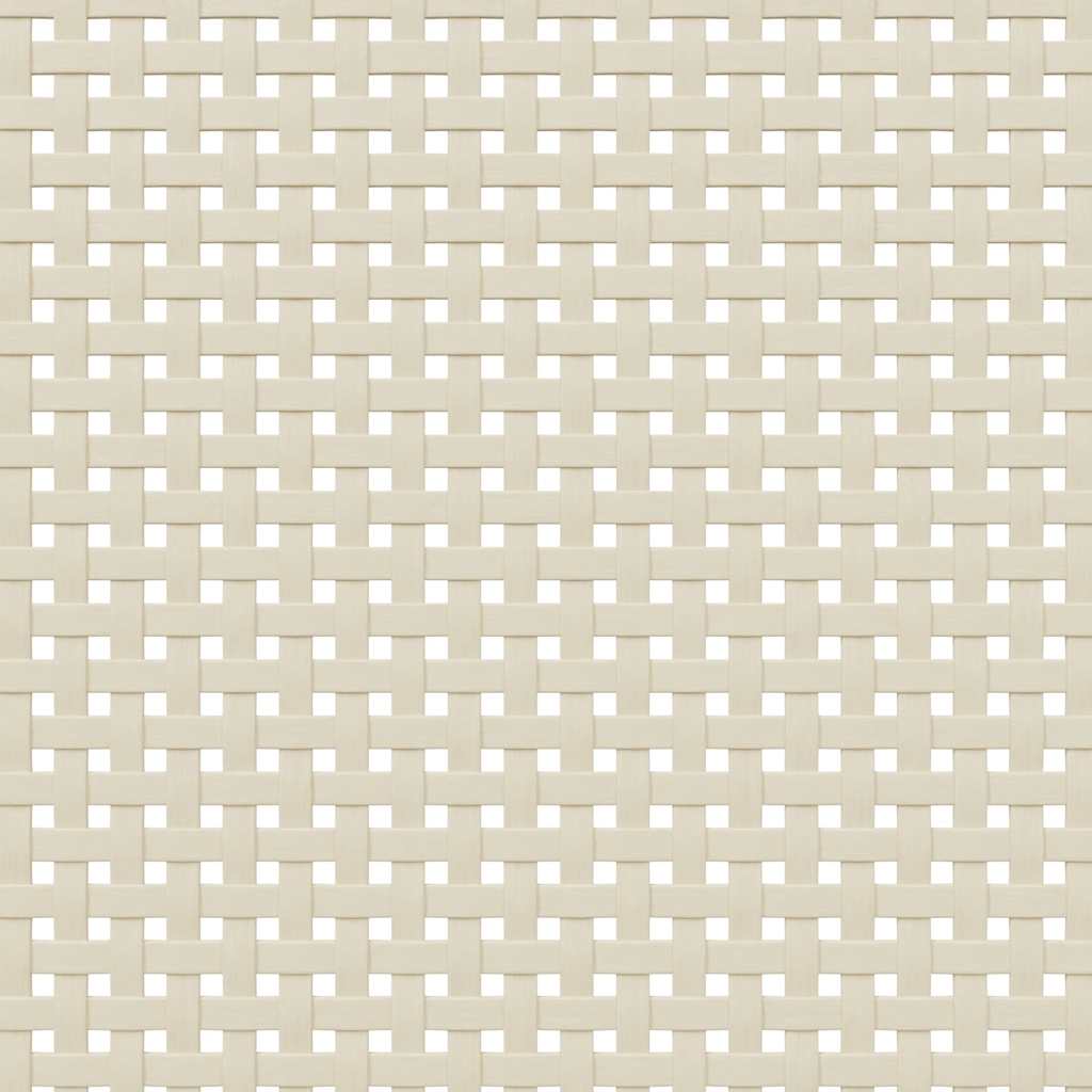 Bücherschrank SENJA Rattan-Look Weiß 90x35x130 cm Kiefernholz