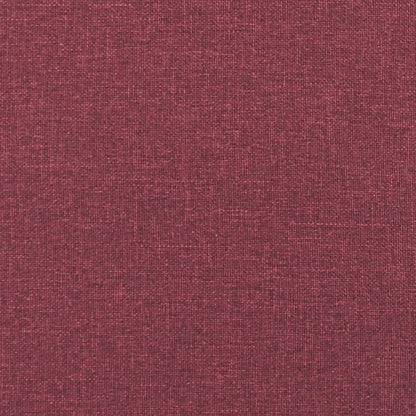 3-Sitzer-Sofa Weinrot 180 cm Stoff