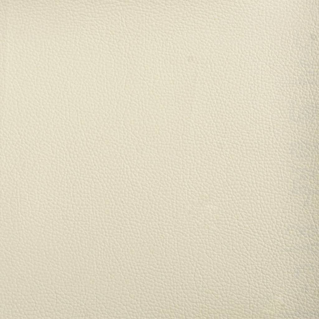 Sessel Creme 60 cm Kunstleder