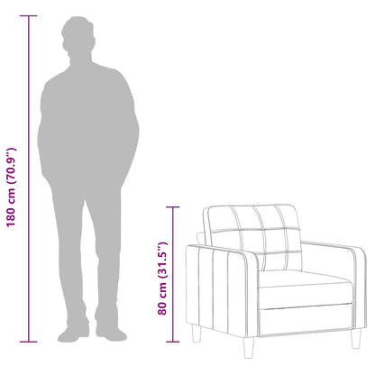 Sofasessel Weinrot 60 cm Stoff