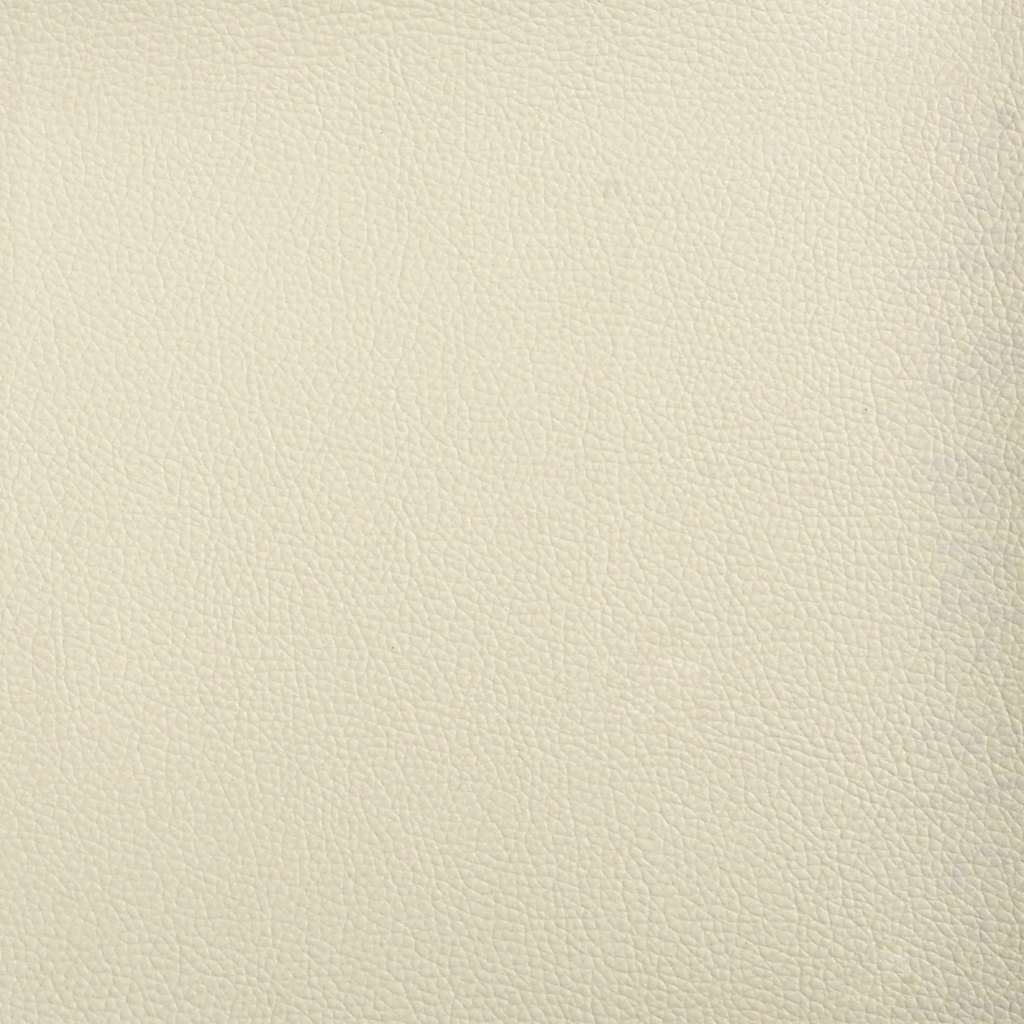2-Sitzer-Sofa Creme 140 cm Kunstleder