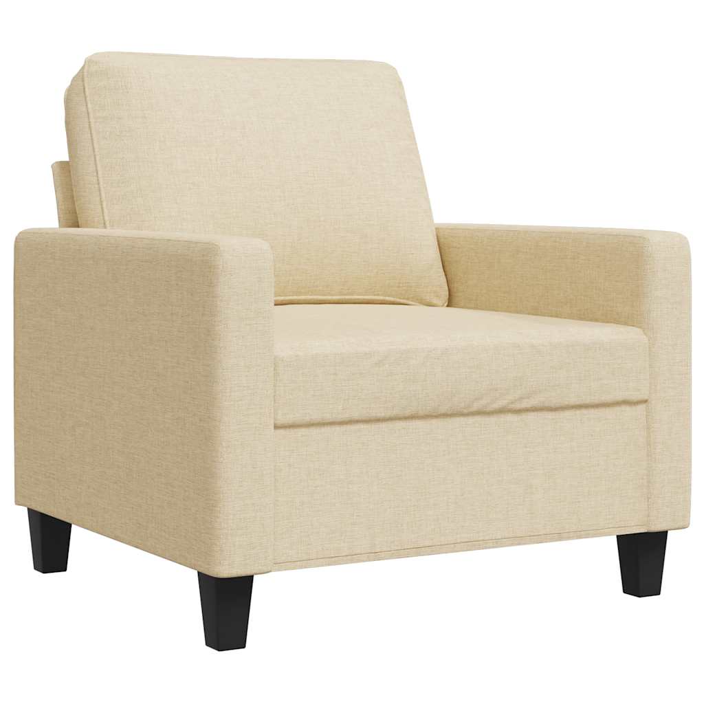 Sessel Creme 60 cm Stoff