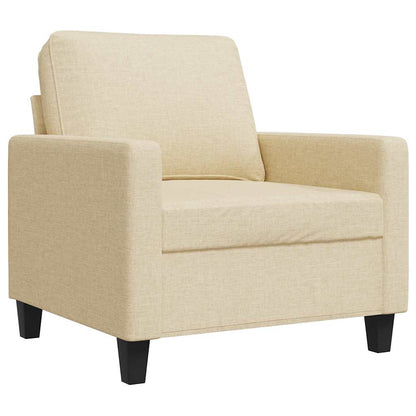 Sessel Creme 60 cm Stoff