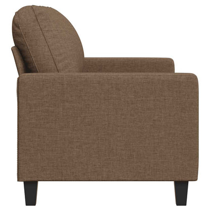 2-Sitzer-Sofa Braun 120 cm Stoff