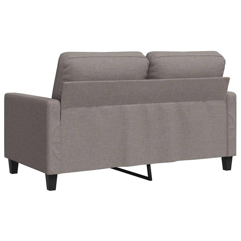2-Sitzer-Sofa Taupe 120 cm Stoff
