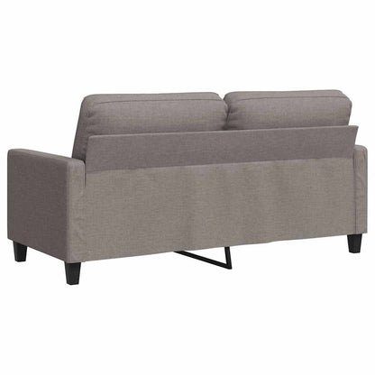 2-Sitzer-Sofa Taupe 140 cm Stoff