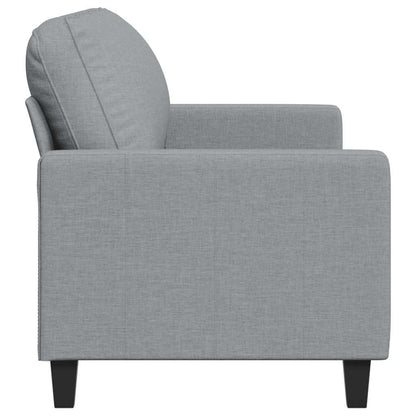 3-Sitzer-Sofa Hellgrau 180 cm Stoff