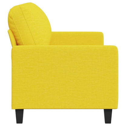3-Sitzer-Sofa Hellgelb 180 cm Stoff