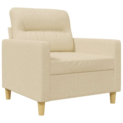 Sofasessel Creme 60 cm Stoff