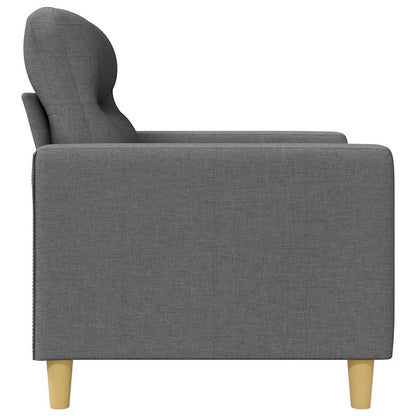 2-Sitzer-Sofa Dunkelgrau 120 cm Stoff