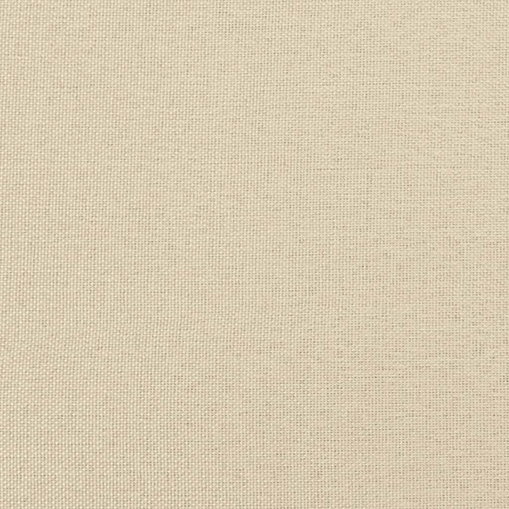 2-Sitzer-Sofa Creme 120 cm Stoff