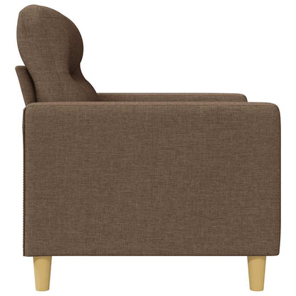 3-Sitzer-Sofa Braun 180 cm Stoff