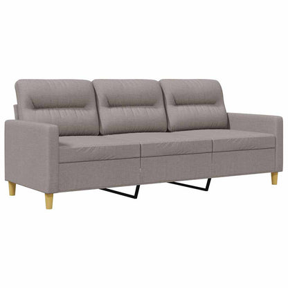 3-Sitzer-Sofa Taupe 180 cm Stoff