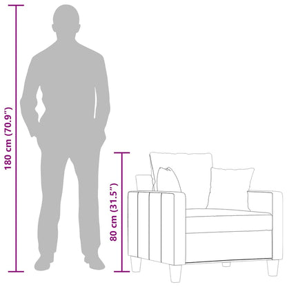 Sessel Creme 60 cm Stoff