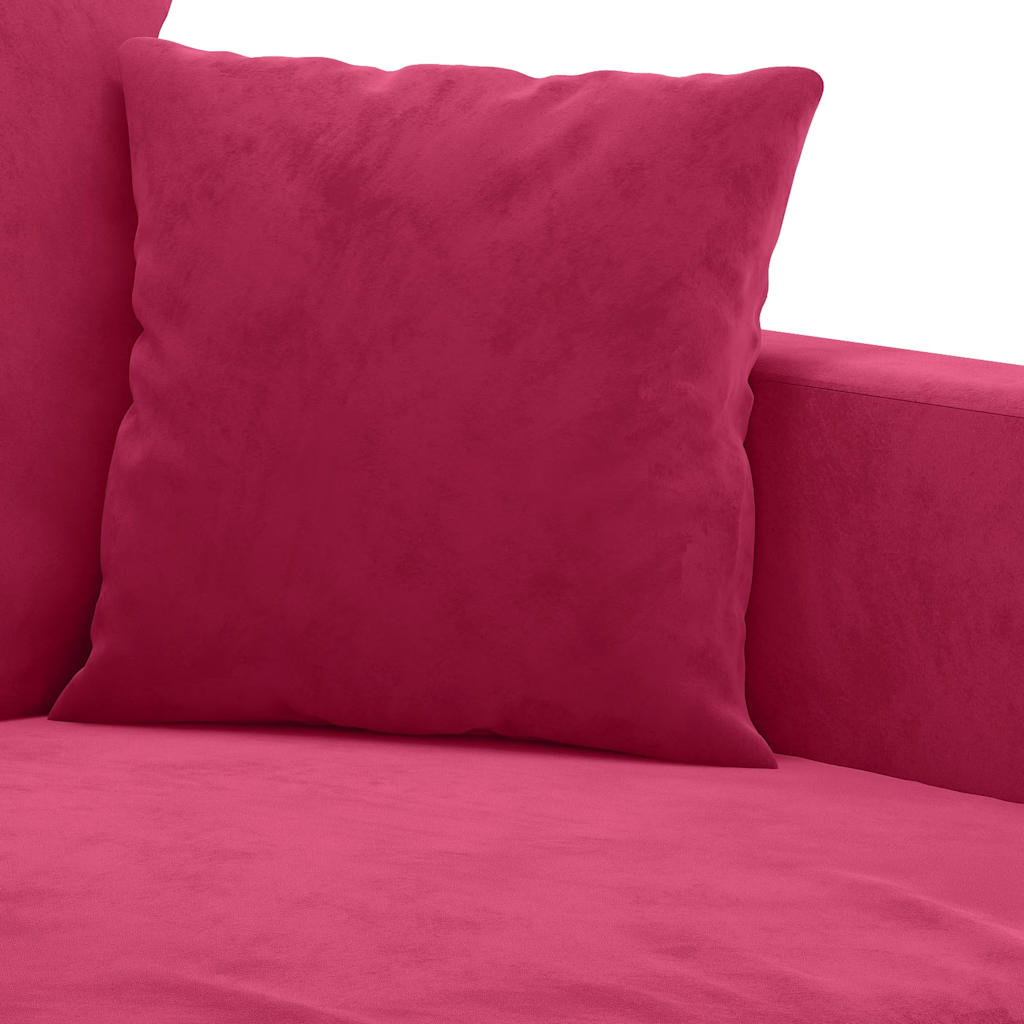 Sessel Weinrot 60 cm Samt