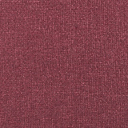 2-Sitzer-Sofa Weinrot 120 cm Stoff
