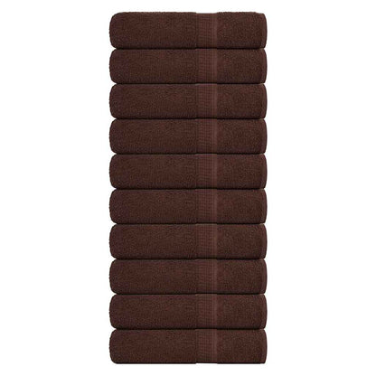 Duschtücher FROGN 10 Stk. Braun 70x140 cm 360 g/m²