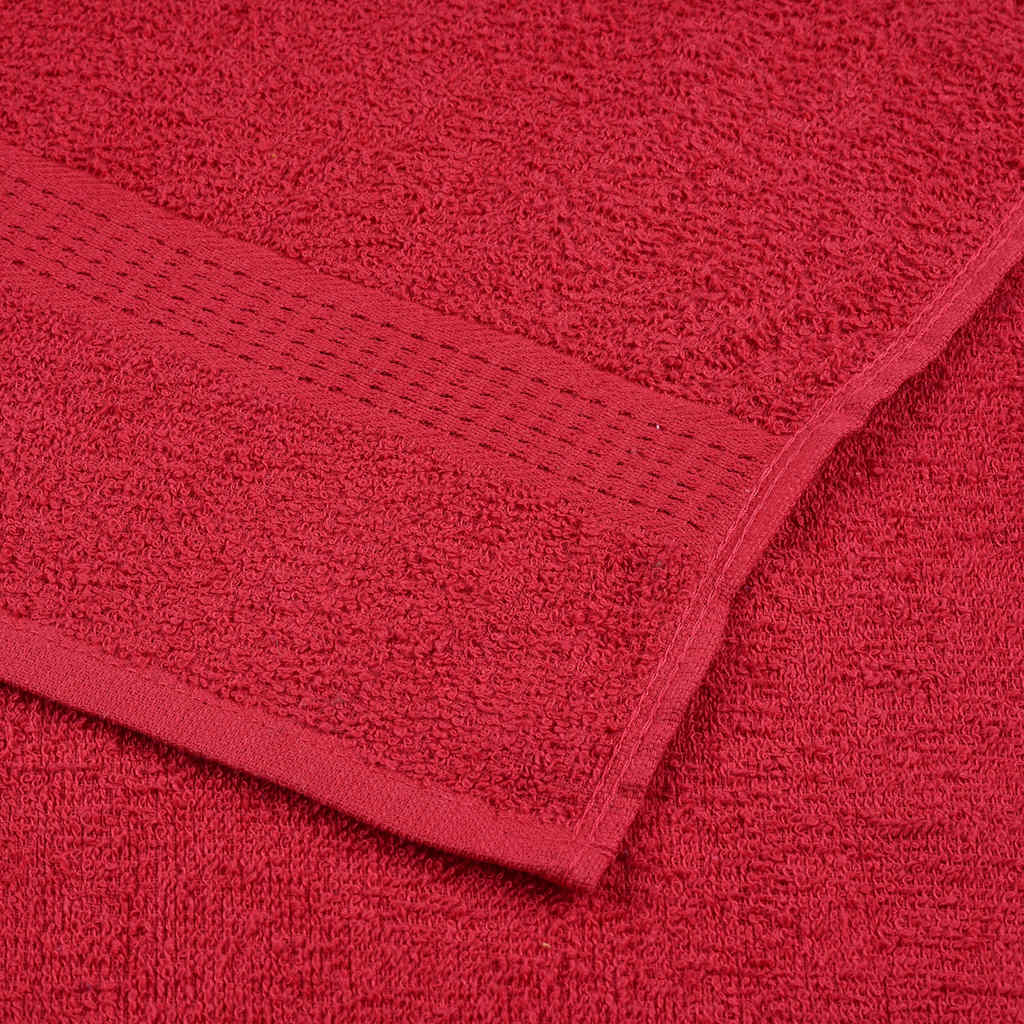 Gästetücher FROGN 10 Stk. Rot 30x50 cm 360 g/m²