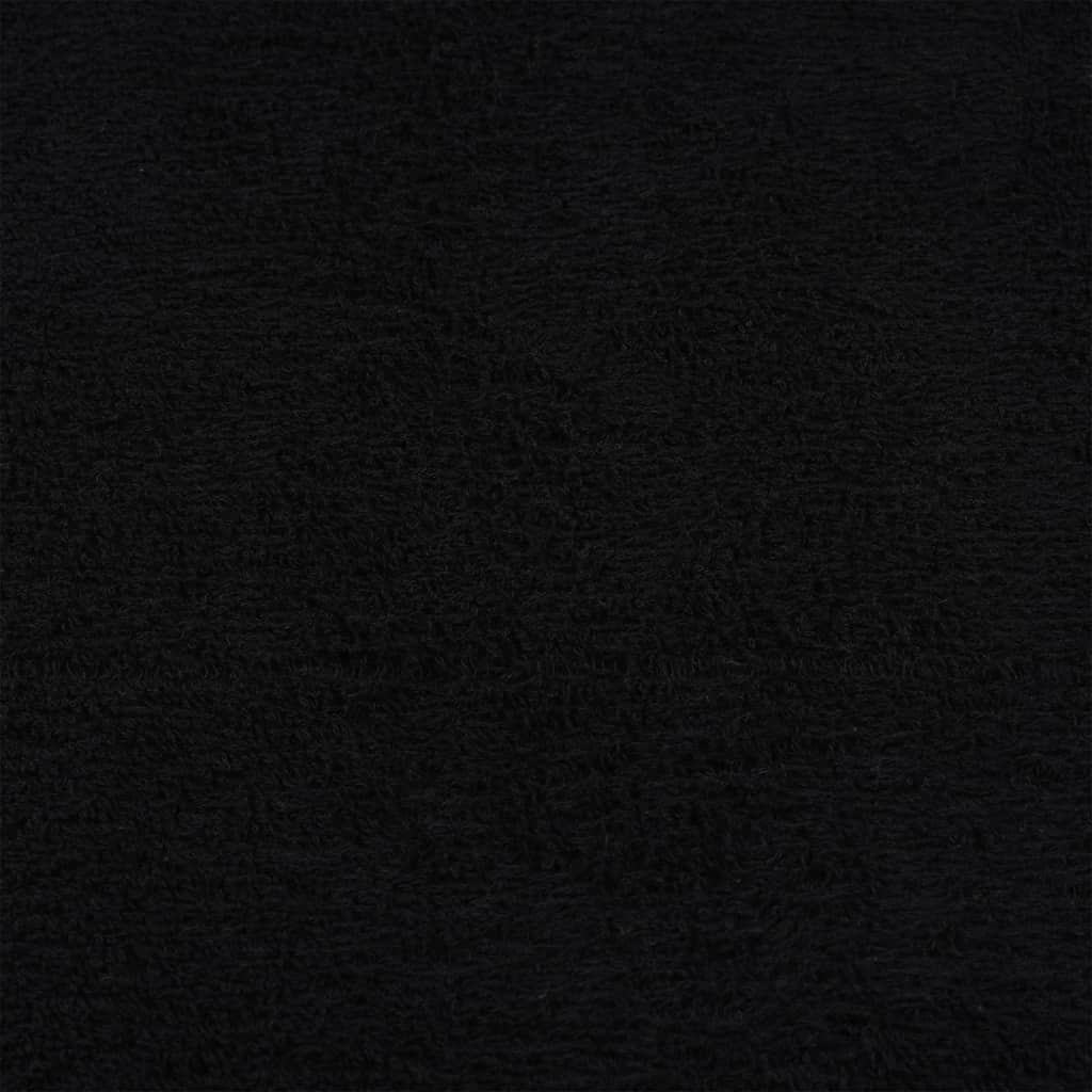 Badetücher FROGN 2 Stk. Schwarz 100x150 cm 360 g/m²