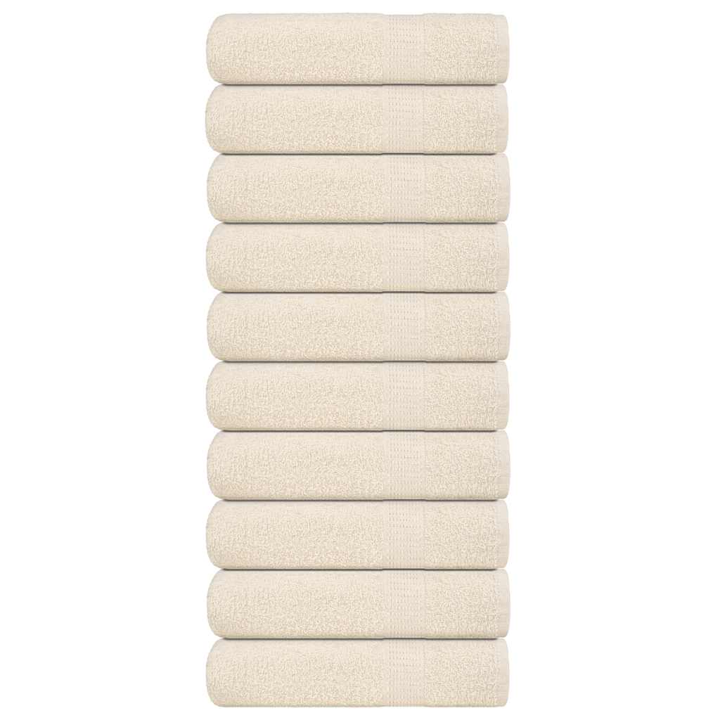 Duschtücher FROGN 10 Stk. Creme 70x140 cm 360 g/m²