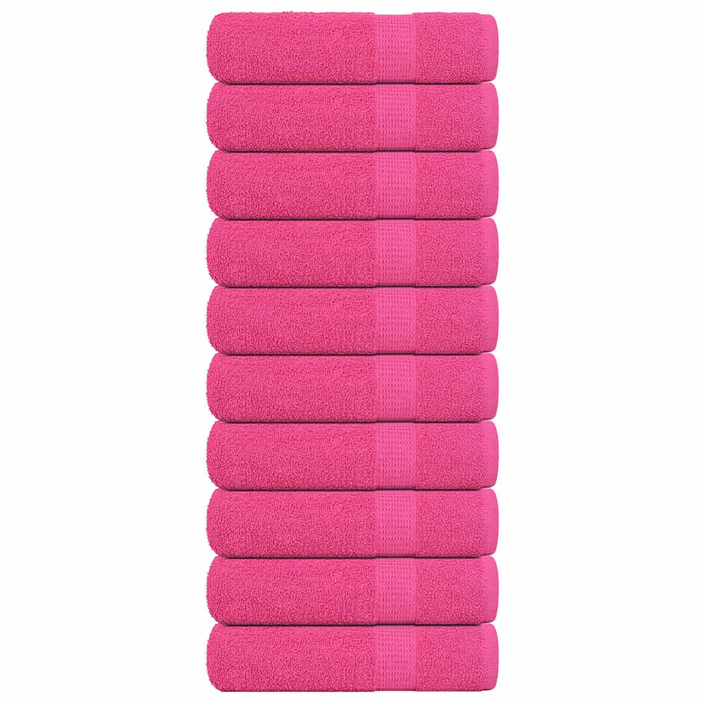 Handtücher FROGN 10 Stk. Rosa 50x100 cm 360 g/m²