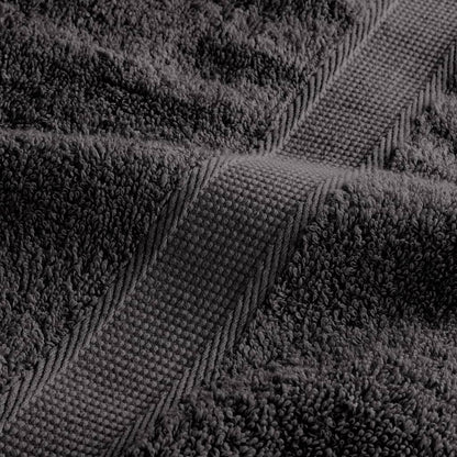 Premium Saunatücher SOLUND 4 Stk. Anthrazit 80x200 cm 600 g/m²