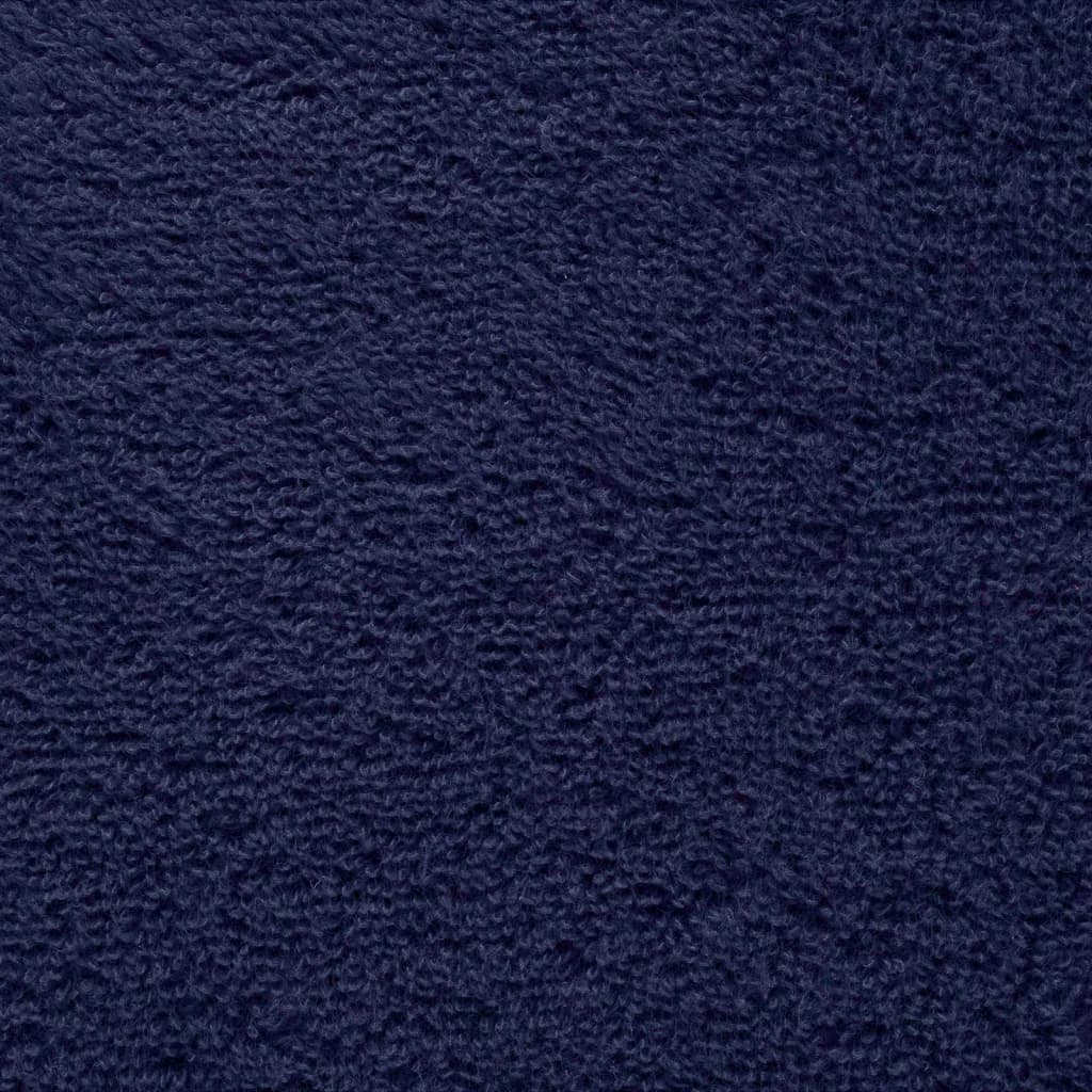 Premium Handtücher SOLUND 2 Stk. Marineblau 100x200 cm 600 g/m²