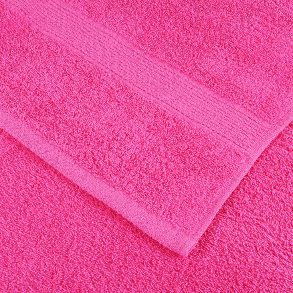 Premium Badetücher SOLUND 2 Stk. Rosa 100x150 cm 600 g/m²