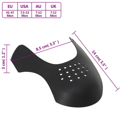 Knickschutz für Schuhe 2 Paar EU 41-47 Kunststoff