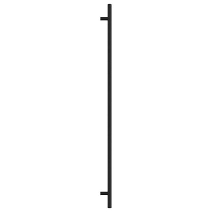 Möbelgriffe 20 Stk. Schwarz 480 mm Edelstahl