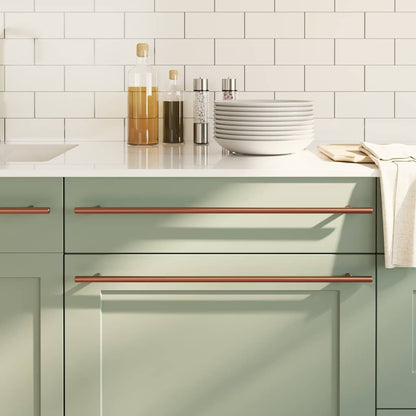 Möbelgriffe 20 Stk. Bronzen 480 mm Edelstahl