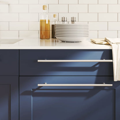 Möbelgriffe 10 Stk. Silbern 320 mm Edelstahl