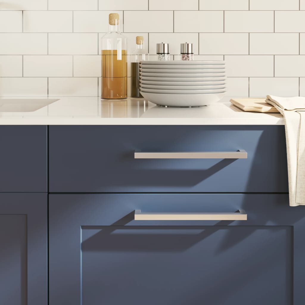 Möbelgriffe 20 Stk. Silbern 224 mm Edelstahl