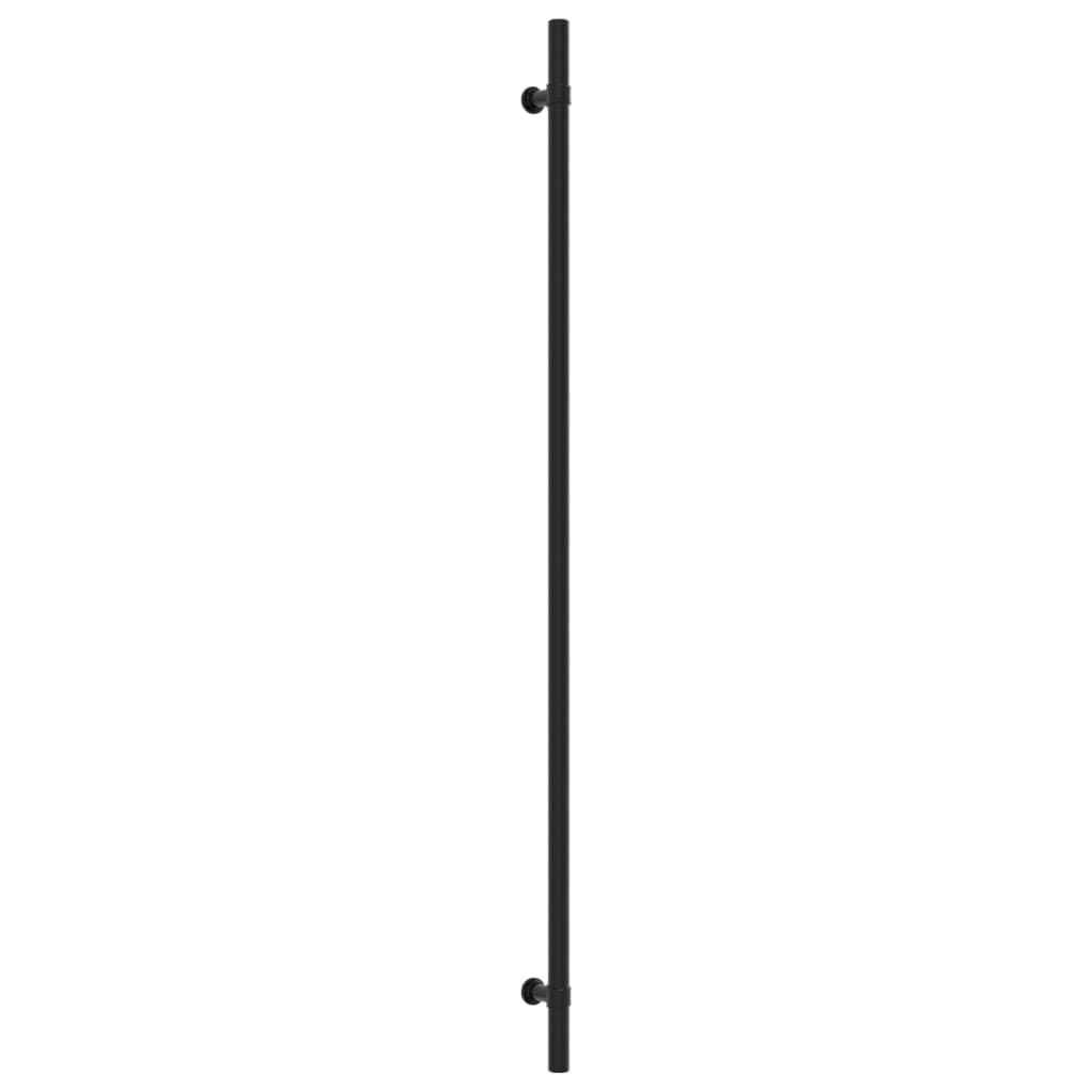 Möbelgriffe 10 Stk. Schwarz 480 mm Edelstahl