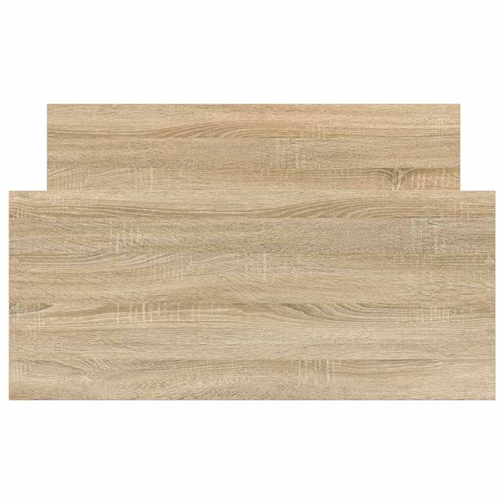 Bettgestell ohne Matratze Sonoma-Eiche 90x190 cm Holzwerkstoff