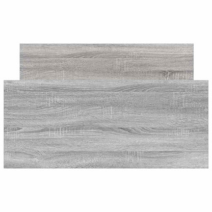 Bettgestell Grau Sonoma 75x190 cm Holzwerkstoff