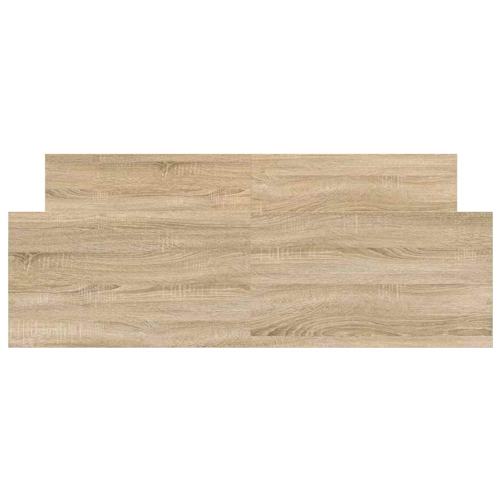 Bettgestell mit Kopf- und Fußteil Sonoma-Eiche 120x200 cm