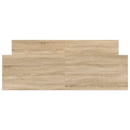 Bettgestell mit Kopf- und Fußteil Sonoma-Eiche 120x200 cm