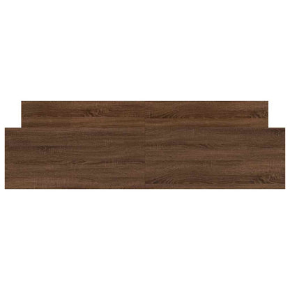 Bettgestell mit Kopf- und Fußteil Braun Eiche-Optik 160x200 cm