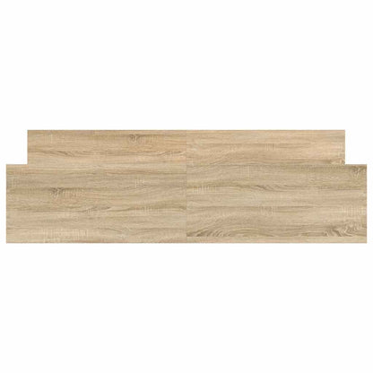 Bettgestell mit Kopf- und Fußteil Sonoma-Eiche 180x200 cm