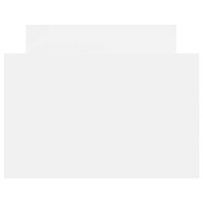 Bettgestell mit Kopf- und Fußteil Weiß 90x190 cm