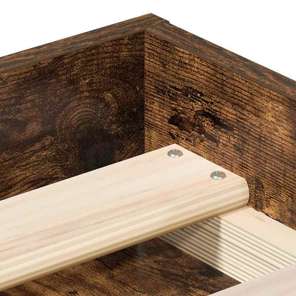 Bettgestell Räuchereiche 140x200 cm