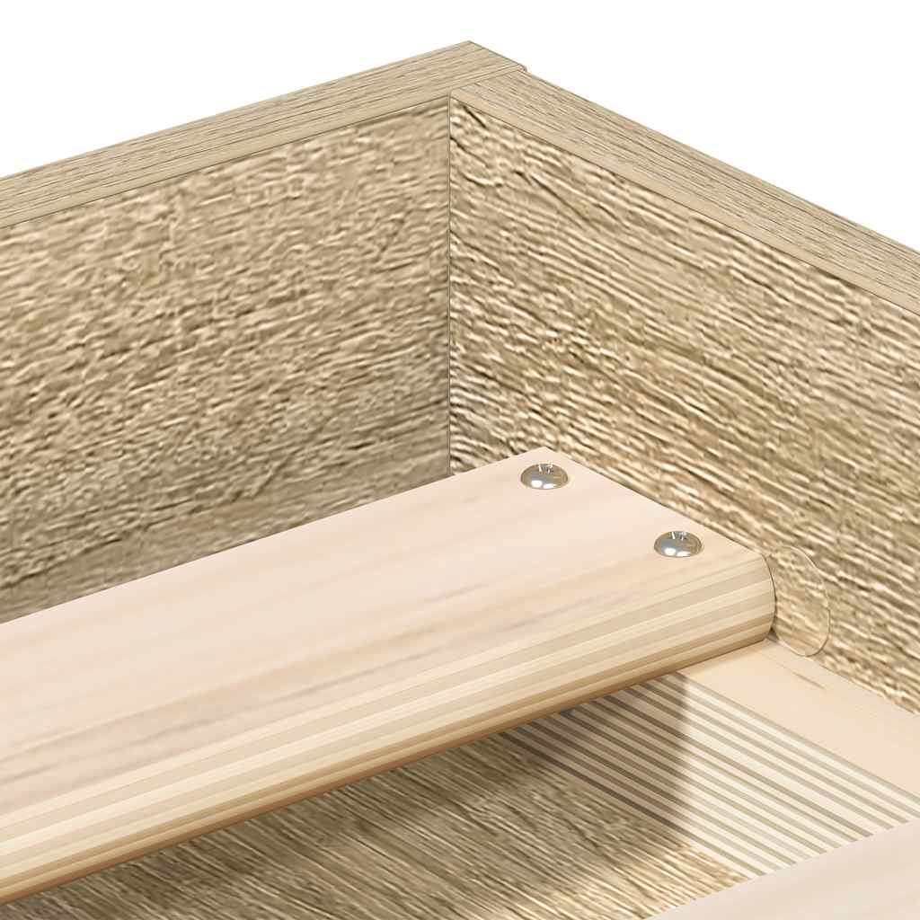 Bettgestell Sonoma Eiche 120x190 cm